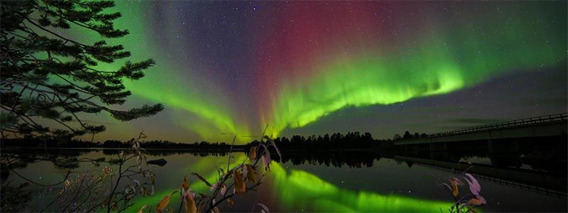 Auroras Boreales en Lago Inari